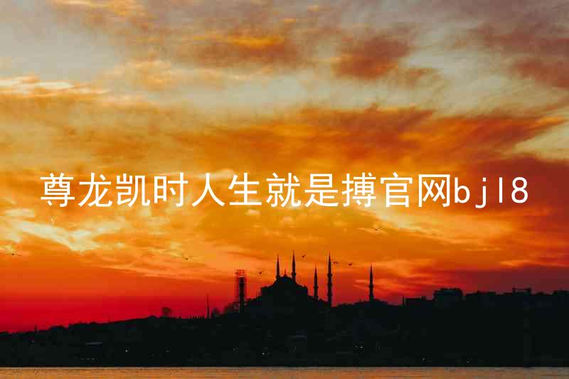 尊龙凯时人生就是搏官网bjl8